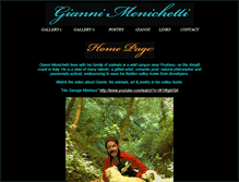 Tablet Screenshot of giannimenichetti.com